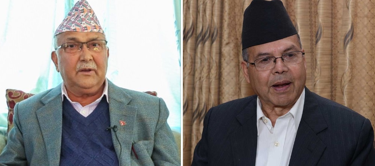 प्रधानमन्त्री ओलीले गरे झलनाथ खनालसँग छलफल