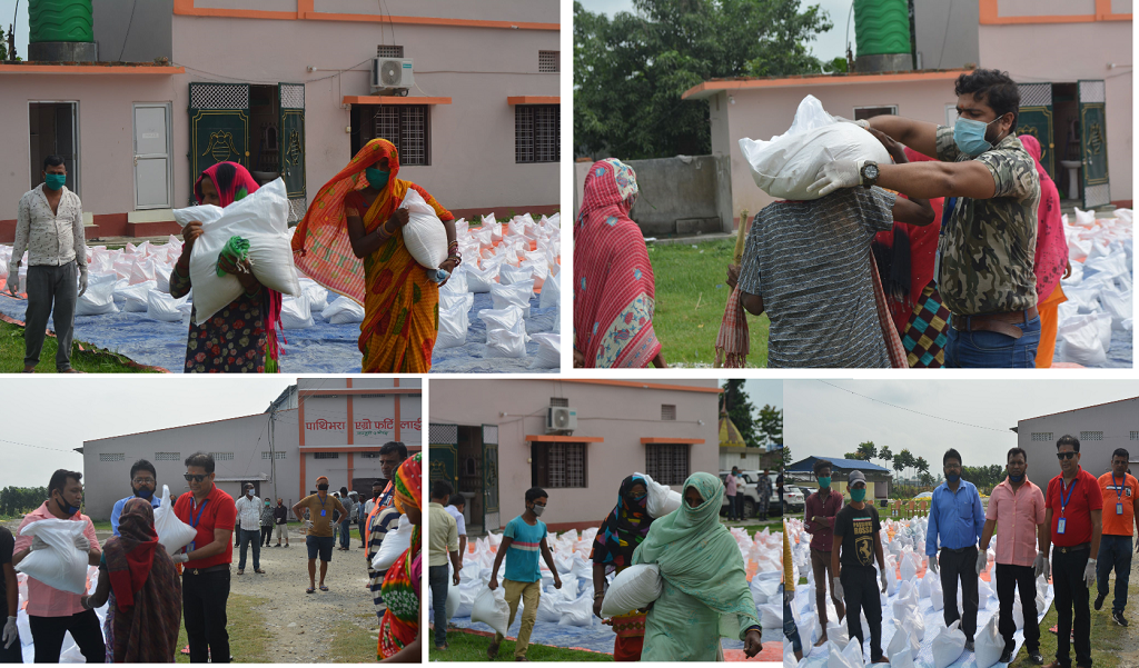 ५ सय भन्दा बढी विपन्न तथा मजदुर परिवारलाई दिलशाल आलमले वितरण गरे राहत