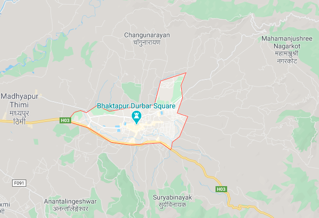 सशस्त्र प्रहरी र नर्समा काेराेना संक्रमणः भक्तपुरका दुई बस्ती बन्द