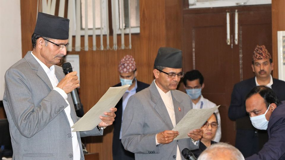 संघीय संसद्का नवनियुक्त महासचिव गौतमले लिए शपथ