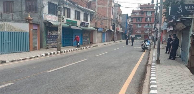 कोरोना संक्रमित फेला परेपछि मैतिदेवी क्षेत्र सिल