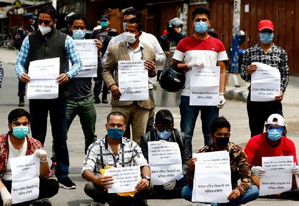रुकुम घटना छानबिनको गर्न माग गर्दै माइतीघरमा प्रदर्शन