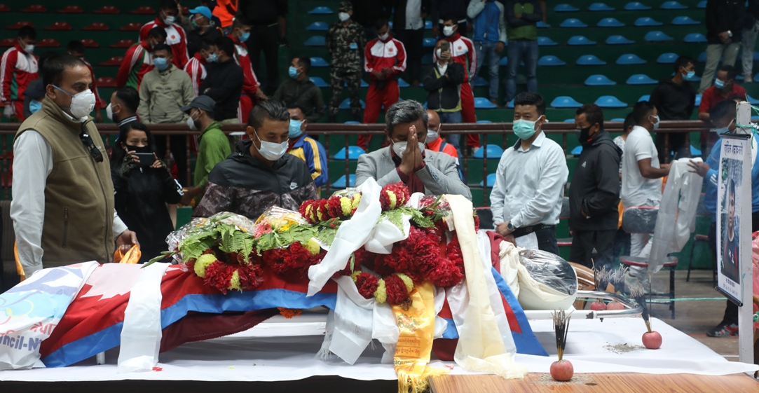 उसु खेलाडी वीरमानप्रति श्रद्धाञ्जली !