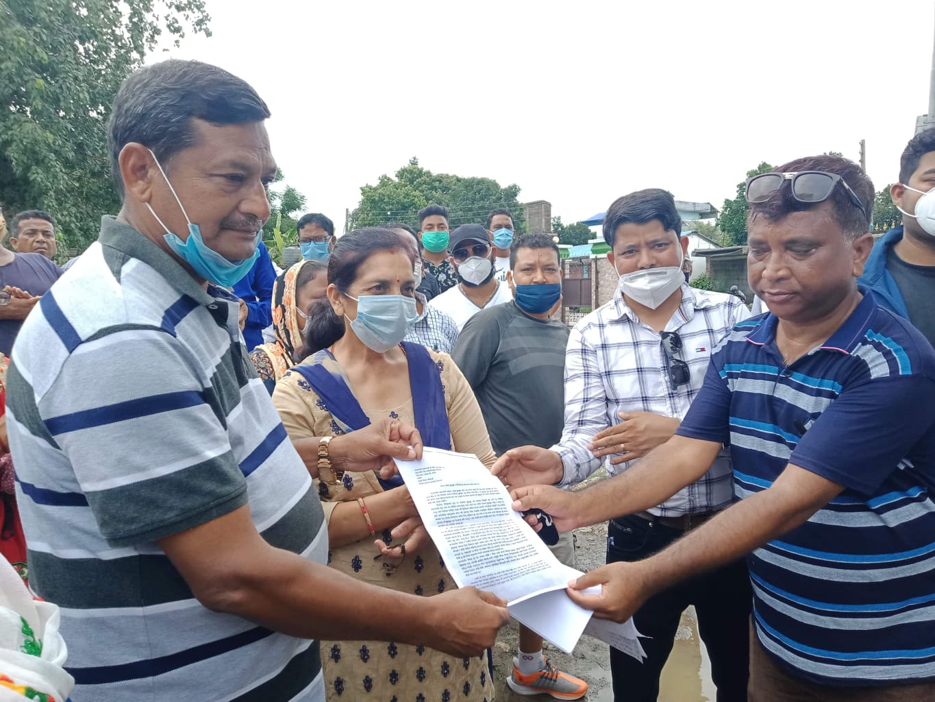 चौरजहारी घटना : प्रधानमन्त्री ओलीलाई ज्ञापनपत्र