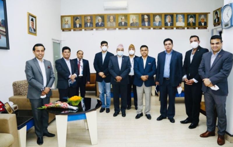 नाडा प्रतिनिधि मण्डल र नेपाल राष्ट्र बैङ्कका गभर्नर बिच छलफल