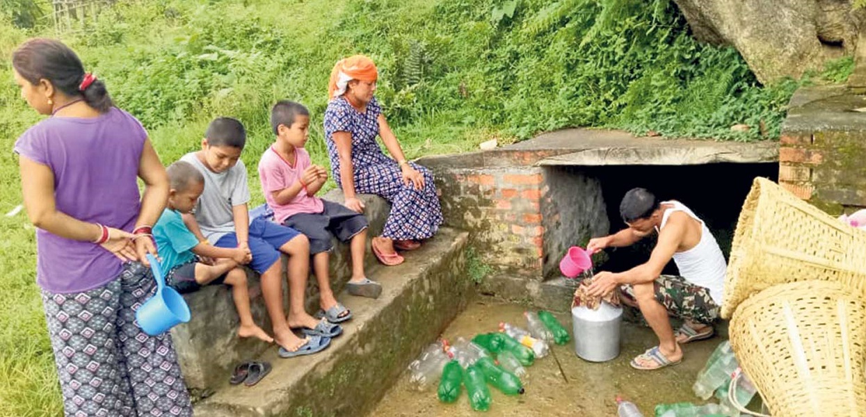 बगरफाँटमा १५ दिनदेखि खानेपानीको हाहाकार