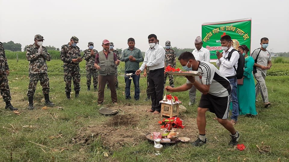 सामुदायिक सर्पदंश प्राथमिक उपचार केन्द्रको शिलान्याश