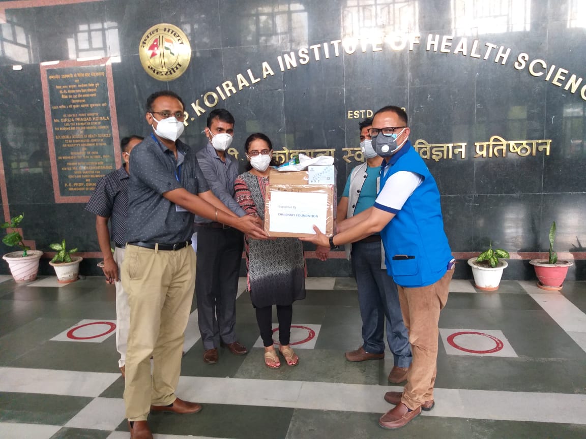 वीपी प्रतिष्ठानलाई सिजीले दियो प्रोटेवल भेन्टिलेटर