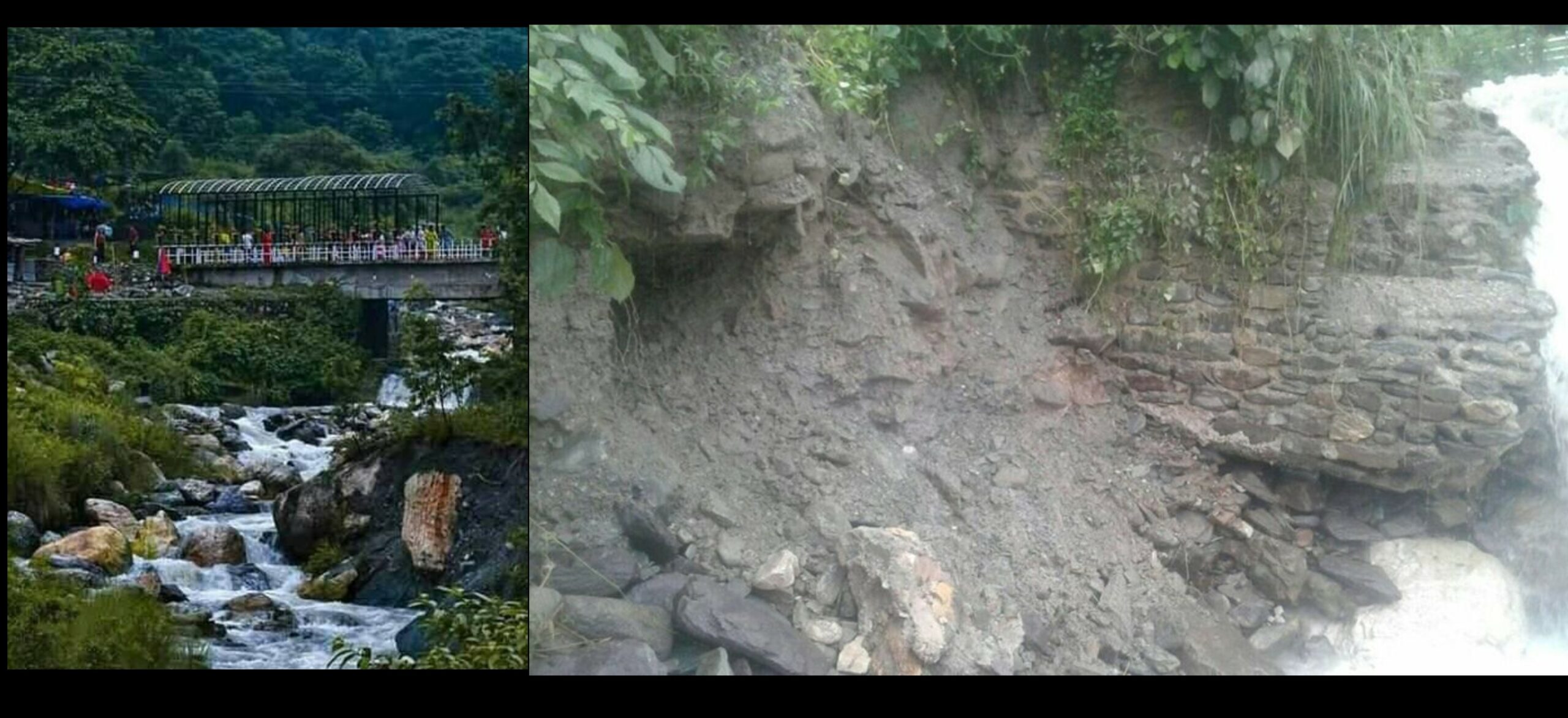 धरानस्थित सर्दु खोला पुल जोखिममा