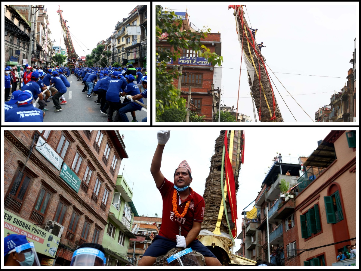 सुस्तरी यात्रा गर्दै रातो मच्छिन्द्रनाथ