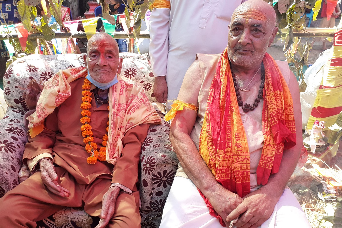 बाबुले गराइदिए छोराको चौरासी पूजा