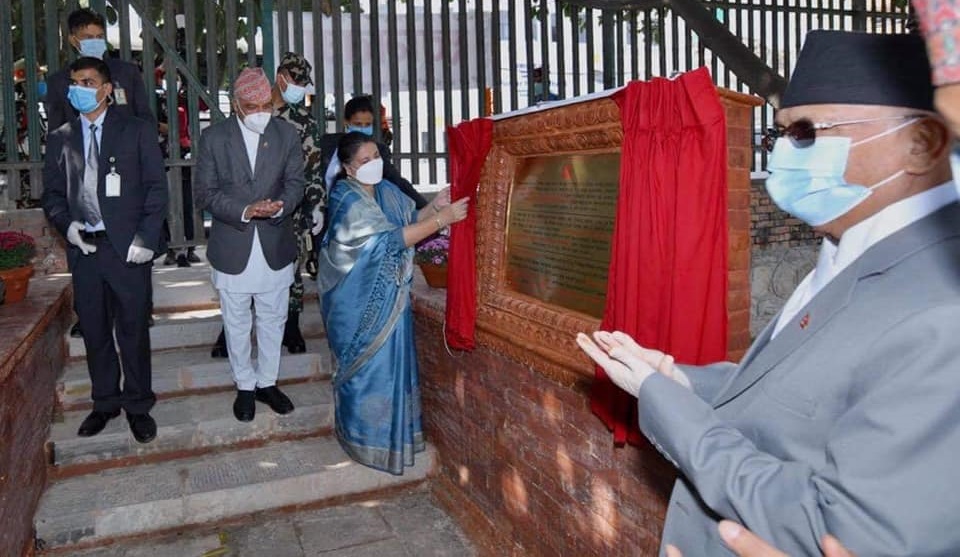 रानीपोखरीकाे उद्घाटन गर्दै राष्ट्रपतिले भनिन्- ‘विकासका निम्ति यो कार्य कोशेढुङ्गा सावित हुनेछ’
