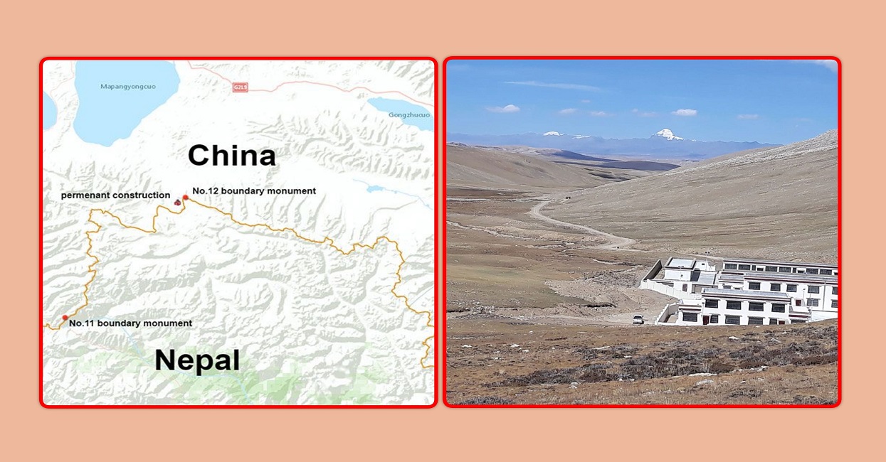 चिनियाँ अधिकारी भन्छन्–‘नेपाली भूमि मिचिएको छैन, निर्मित भवन चीनको अलिको बुराङमा पर्छ’