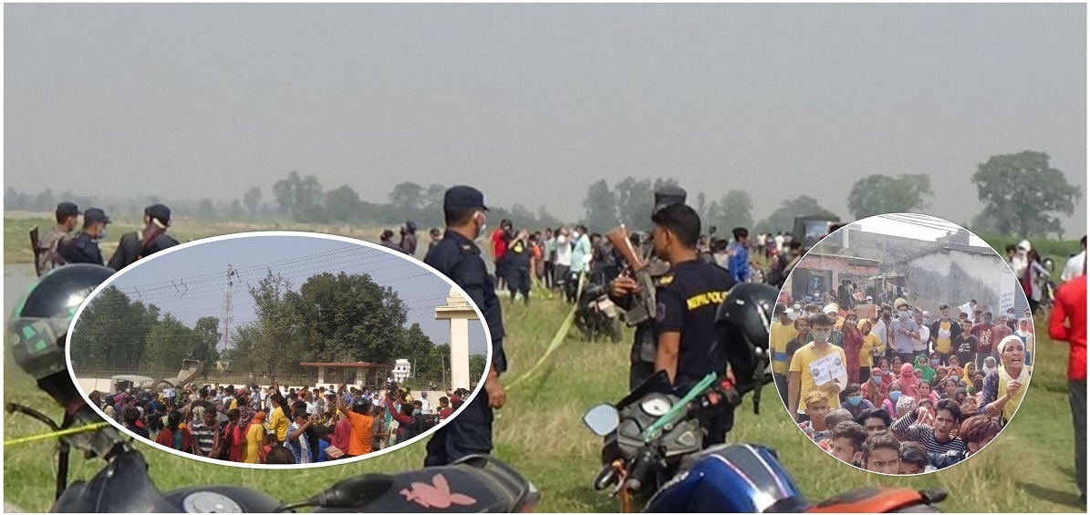 असई हत्या प्रकरण : संलग्नलाई कारवाही गर्न माग गर्दै धनगढीमा प्रदर्शन, आफन्तले बुझे शव