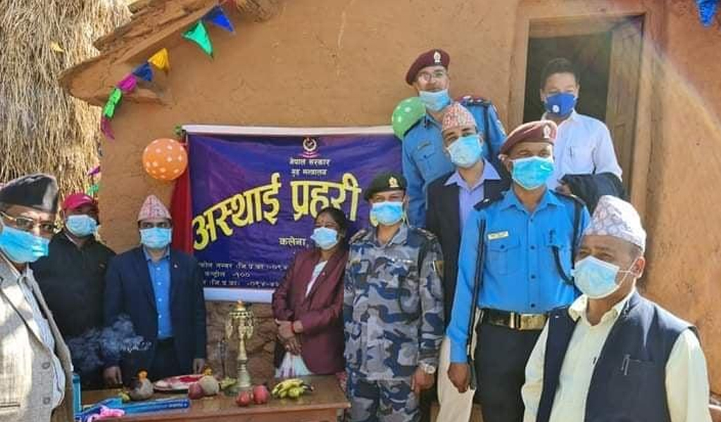 ‘अमृत बेचेर जहर खाने गाउँ’ मा बन्यो प्रहरी चौकी