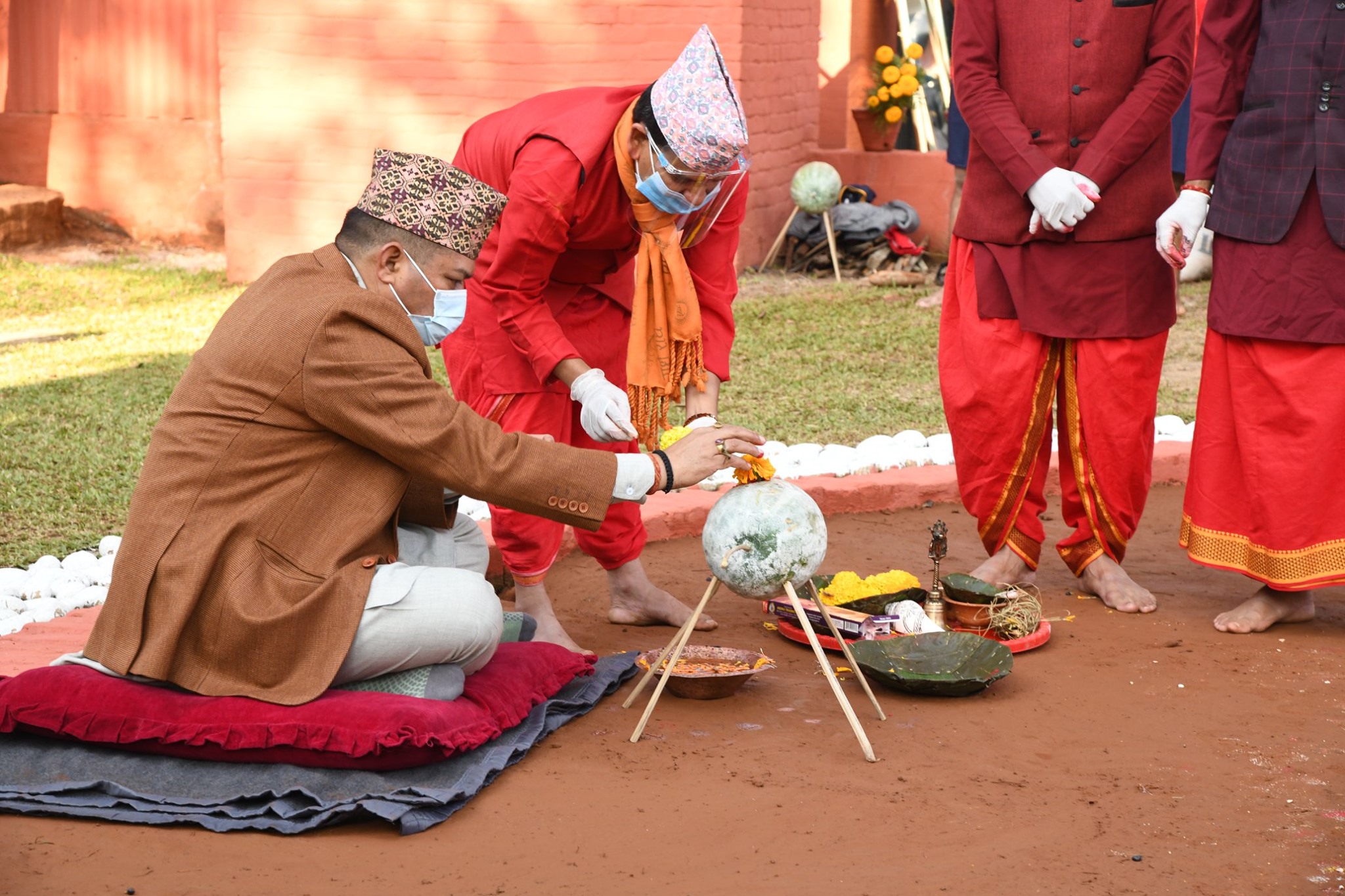 बडा दसैं मौलो पूजा सम्पन्न