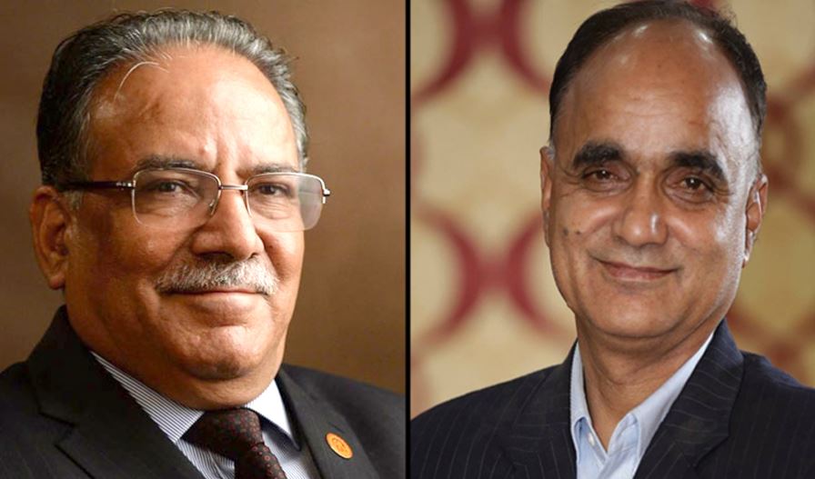 यामलाल कँडेल समूह र प्रचण्डबीच भेटवार्ता