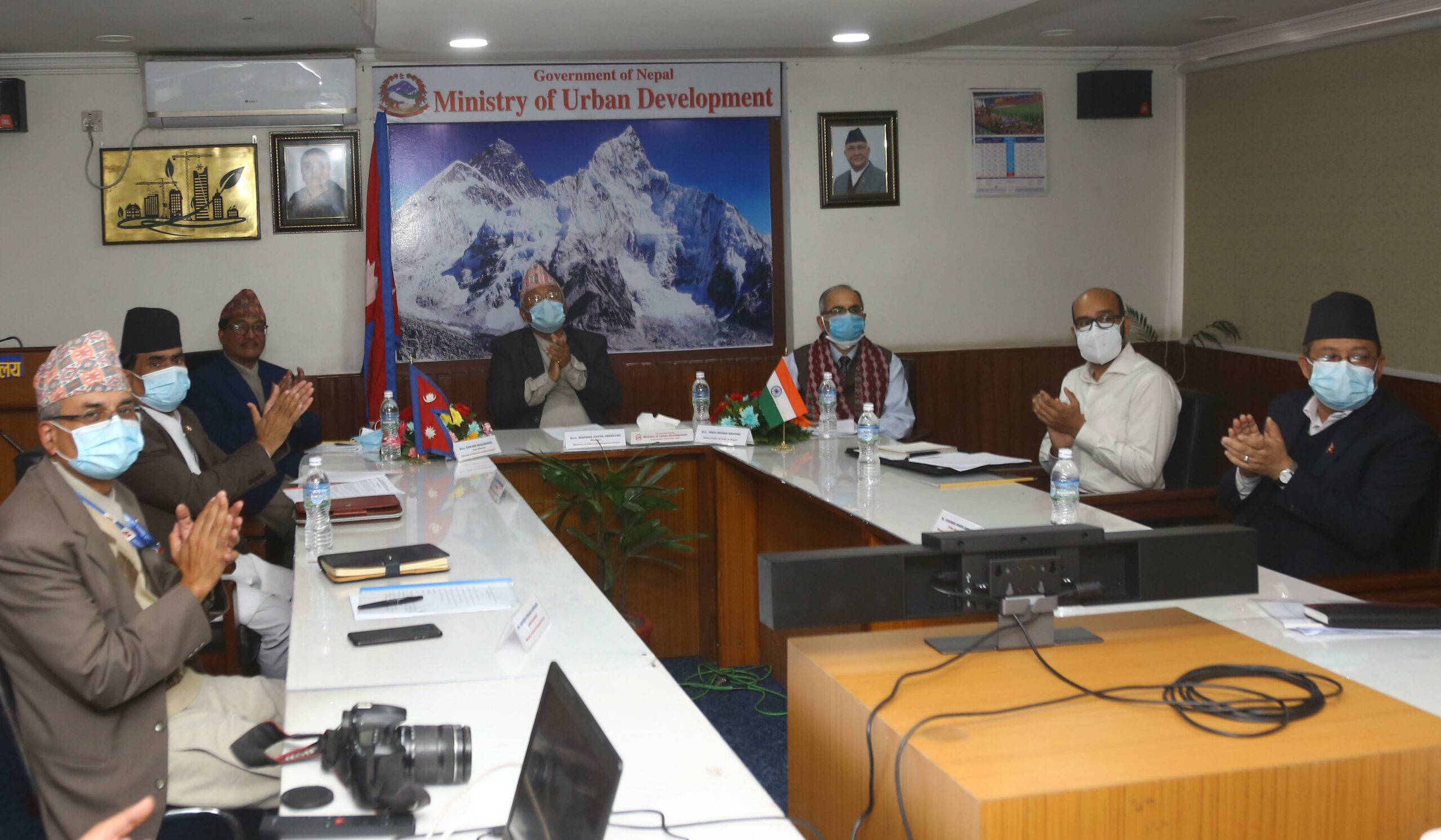 भारत र नेपालका मन्त्रीद्वारा एकीकृत जाँच चौकी शिलान्यास