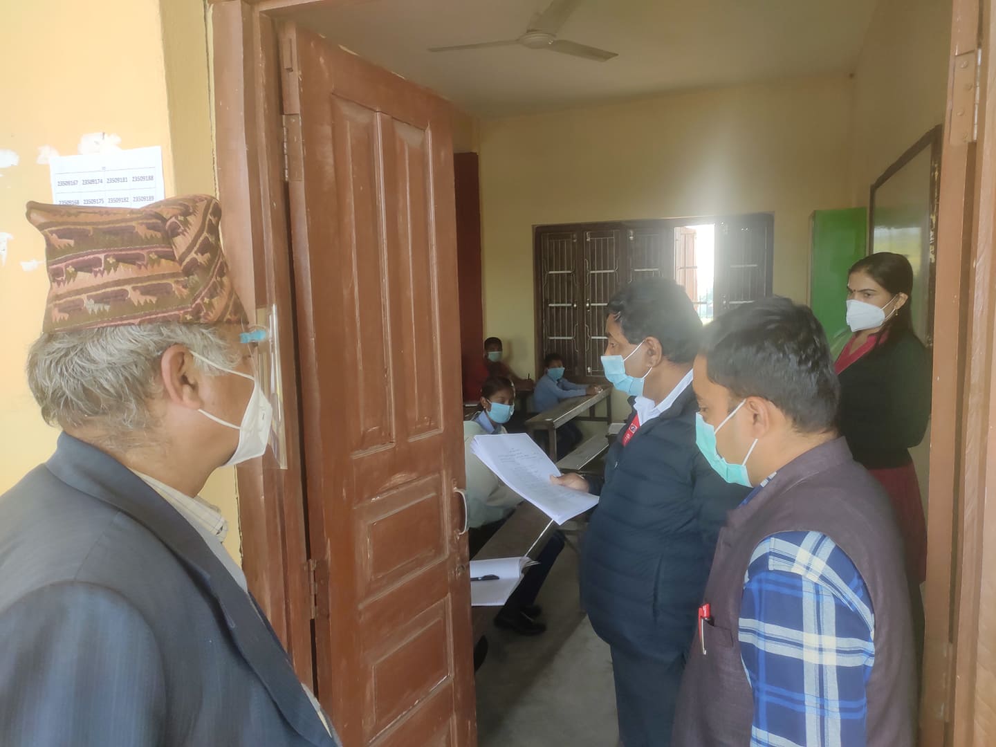 विद्यालय सञ्चालन स्वास्थ्य मापदण्डको नगरपालिकाद्वारा अनुगमन
