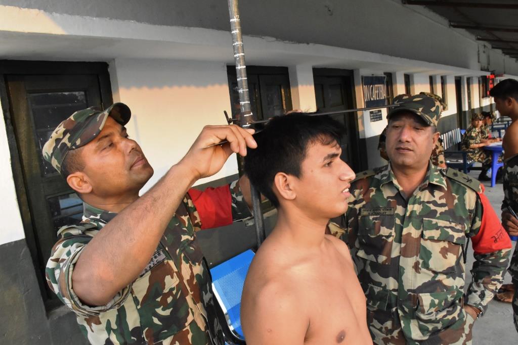पूर्वी पृतना हेडक्वाटर इटहरीमा सैन्य पदको लिखित परीक्षा आउँदो १३ गते