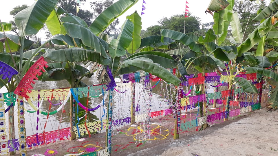 छठका लागि सजाइयो नारायणी किनार