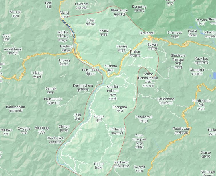 संक्रमण फैलिएपछि पर्वतका चार स्थानीय तहमा लकडाउन घोषणा