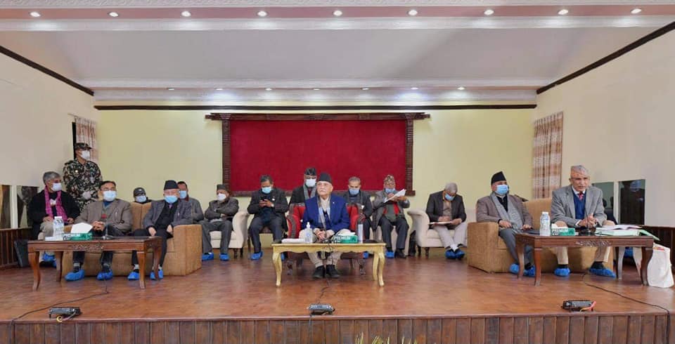 ओली पक्षीय केन्द्रीय कमिटी बैठक शुरु