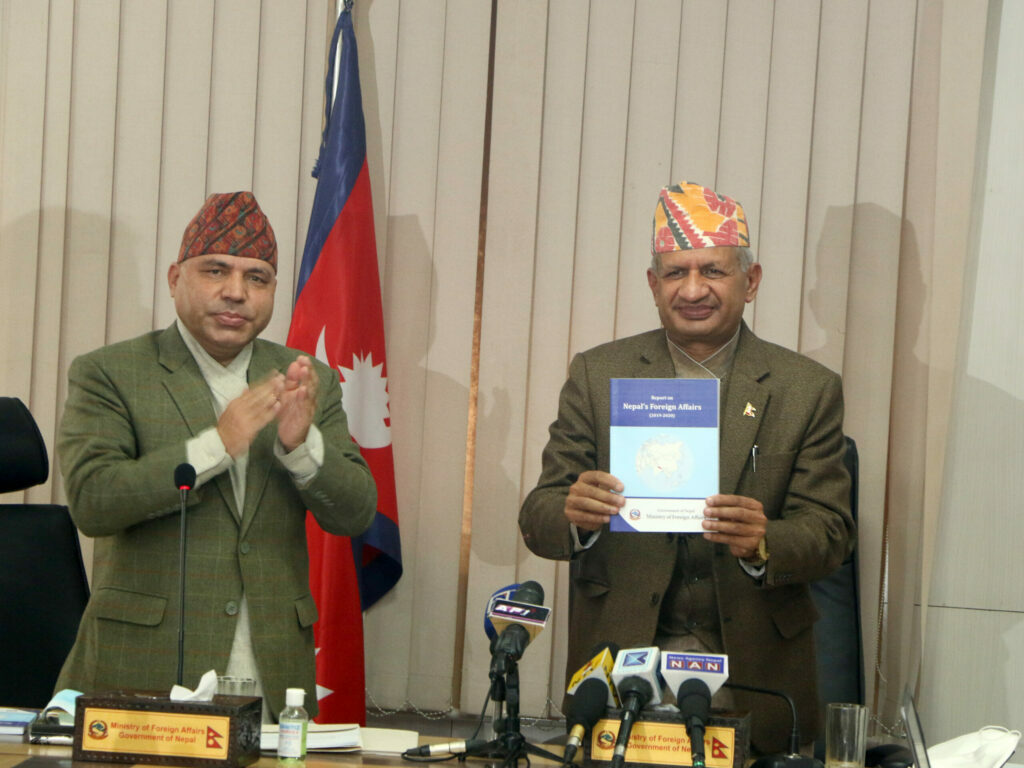 परराष्ट्रद्वारा वार्षिक प्रतिवेदन सार्वजनिक : दुई देशबीच भएका २० समझदारीपत्रलगायत विषय समावेश