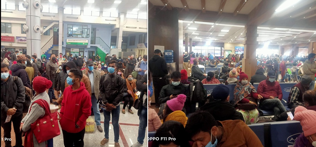 प्रतिकूल मौसमका कारण आन्तरिक उडान प्रभावित