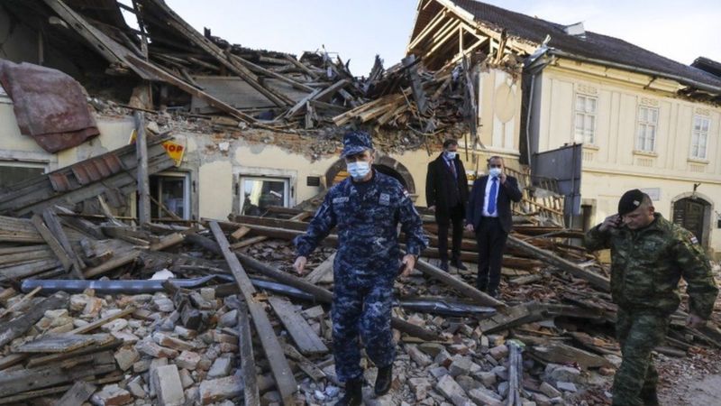 क्रोएशियामा ६.४ म्याग्निच्युडको भूकम्पः ७ जनाको मृत्यु, उद्धार कार्य जारी
