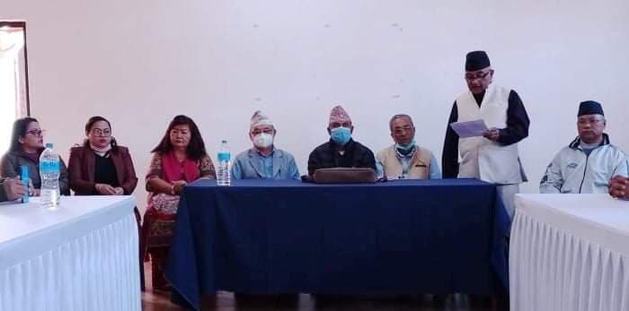 धरानमा नागरिक समाजद्वारा संसद विघटनको विरोध