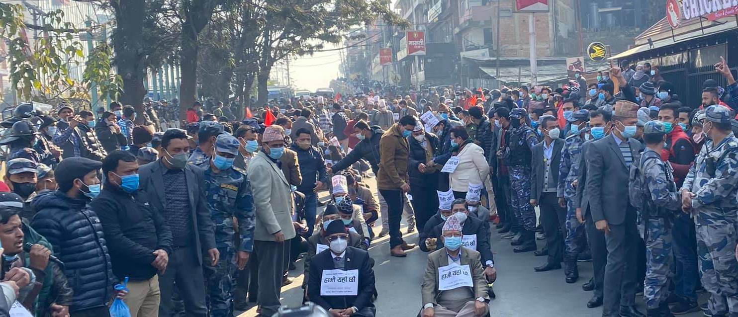 दोस्रो चरणको आन्दोलन घोषणा गर्दै प्रचण्ड-नेपाल समूह