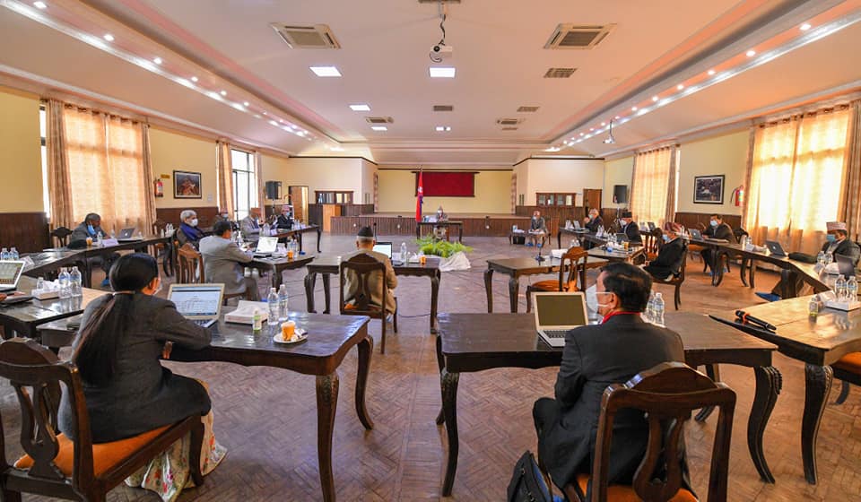 मन्त्रिपरिषद् बैठक बालुवाटारमा जारी
