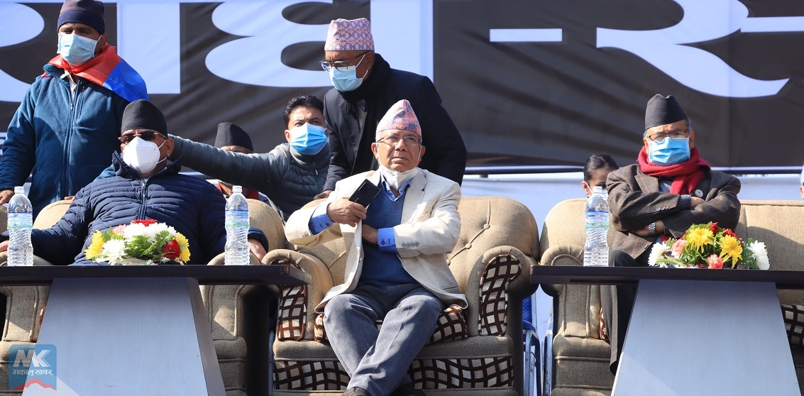 ओलीलाई पार्टीबाटै निष्कासन गर्दै प्रचण्ड-नेपाल समूह