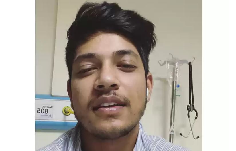 अस्पतालबाट सन्दीपले भने- ‘पहिलाभन्दा ठिक महसुश गर्दैछु’