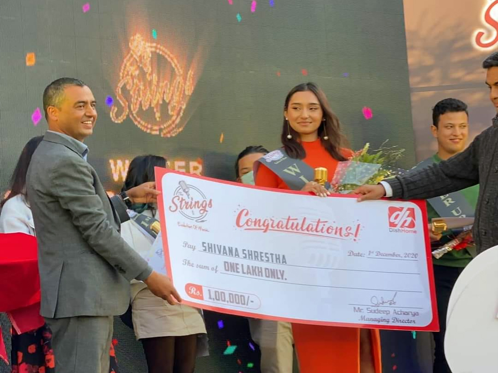‘द स्ट्रिङ्स’को पहिलो सिजनको ऐतिहासिक विजयी शिवानी श्रेष्ठ