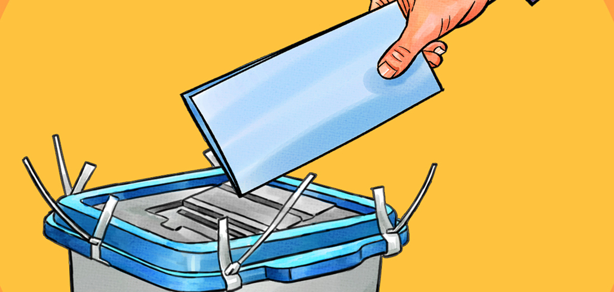 काठमाडाैँ–३ : दिउँसाे १ बजेसम्ममा ३० प्रतिशत मतदान