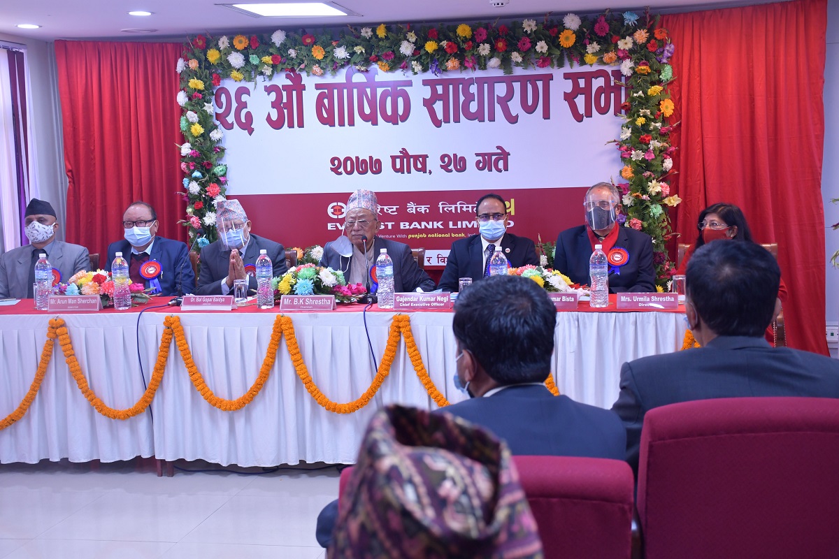 एभरेष्ट बैंकको लाभांश पारित