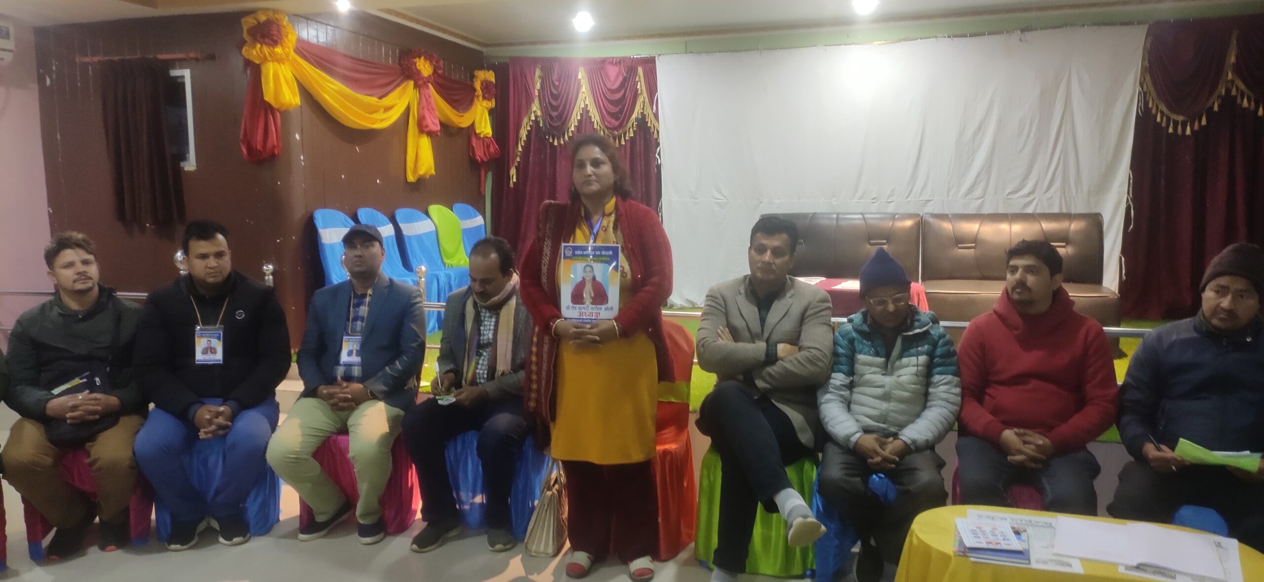 खैरहनीमा एकताको सन्देश दिँदै नेकपा