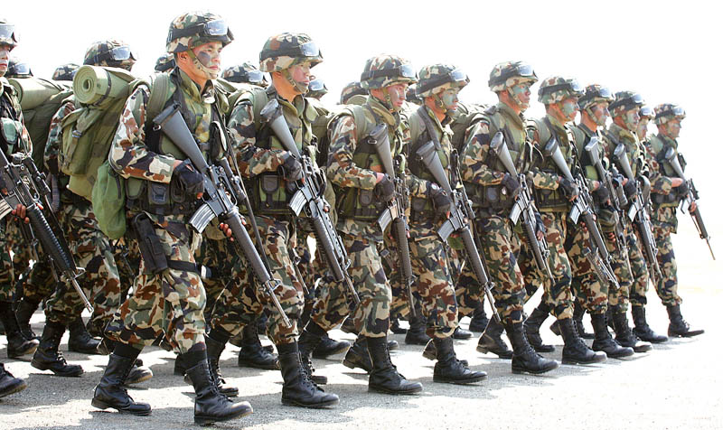 नेपाली सेनामा अब १६ वर्षमै पेन्सन, २० वर्षमा रकम