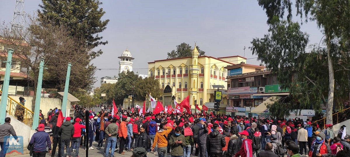 देशभर विजय जुलुस गर्दै प्रचण्ड-नेपाल समूह