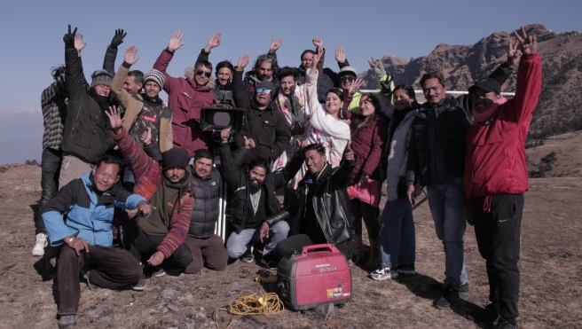 सकियो चलचित्र ‘मन सँग मन’को छायांकन