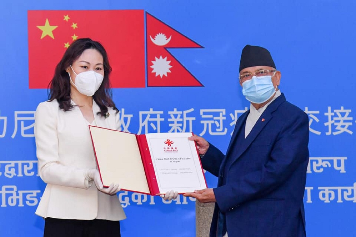 चीनले खोप उपलब्ध गराउँदा दुई देशबीचको सम्बन्ध अझ राम्रो बन्यो : प्रधानमन्त्री