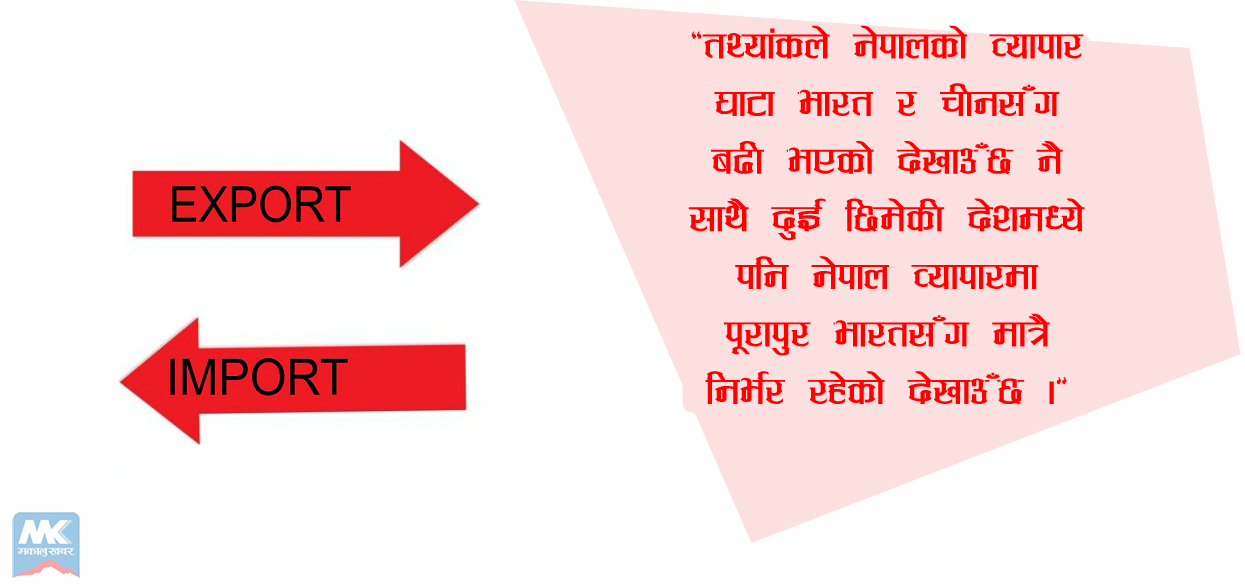 ८ महिनाकाे व्यापार: आयात साढे ९ खर्ब, निर्यात ८१ अर्ब