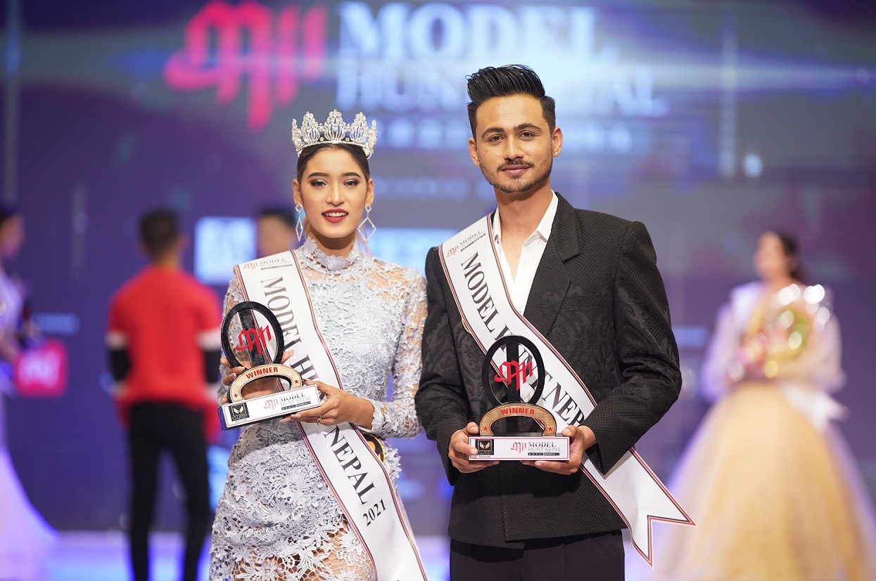 मोडल हन्ट नेपाल सिजन ६ का विजेता बने प्रवीण र अनिशा