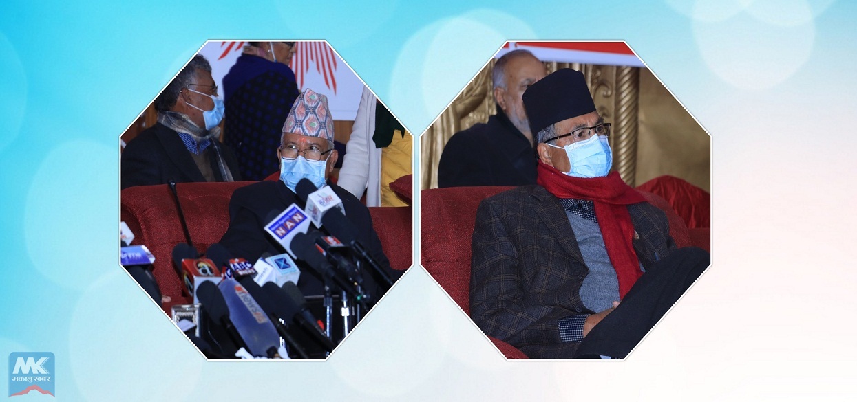एमाले विवाद निर्वाचन आयोगमा : ओलीको निर्णयलाई वैधता नदिन माग