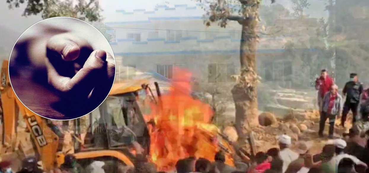 महिलालाई ‘जिउँदै खाल्डोमा पुर्ने’ डोजर चालक पक्राउ
