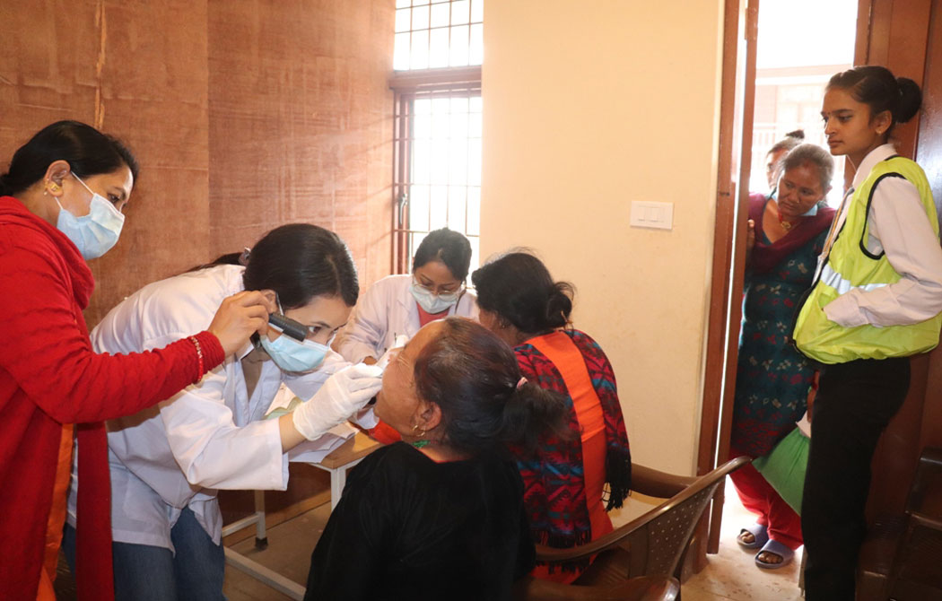 केएमसीको स्वास्थ्य शिविरबाट ३४ सयले लिए लाभ