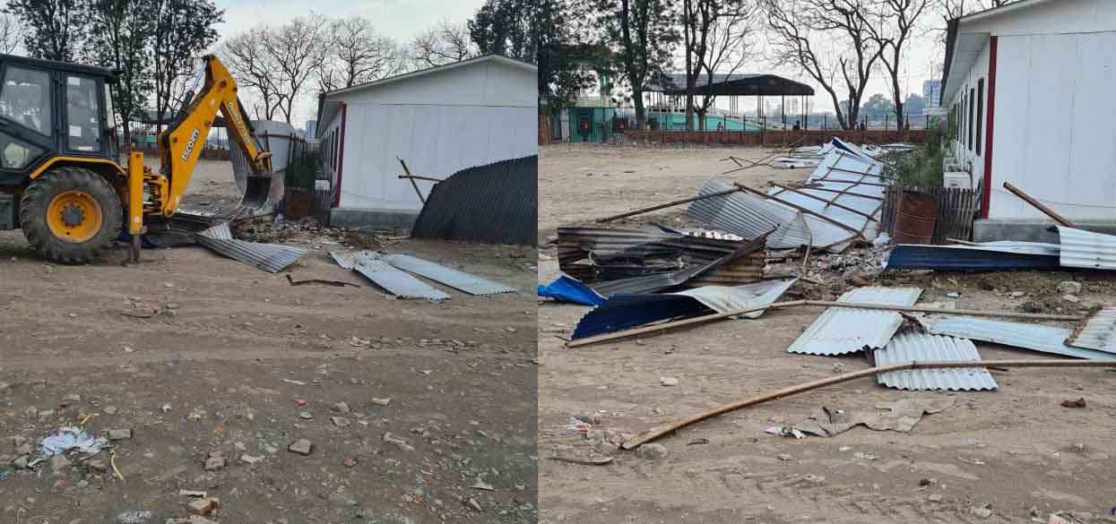 खुलामञ्चमा फेरि डोजर, अस्थायी बसपार्कसमेत हटाउने तयारी