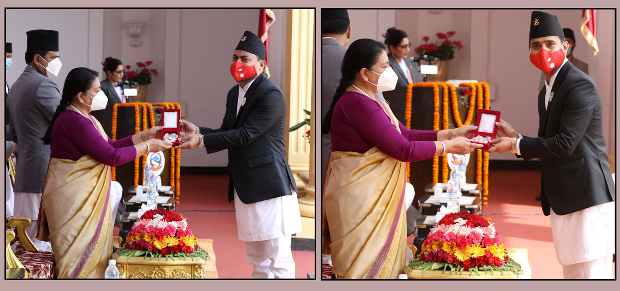 एनआइसी एशिया बैंकका न्यौपानेलाई ‘प्रबल जनसेवा श्री (चतुर्थ)’ विभूषण प्रदान